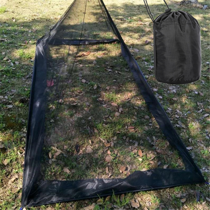 Cheap Goat Tents Single Outdoor Net Tent Triangle Anti insect Camping Bed Curtain Portable Folding Mesh Canopy Camping Home Travel Casual Tent Tents 